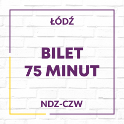 Bilet 75 minut  ndz-czw Łódź